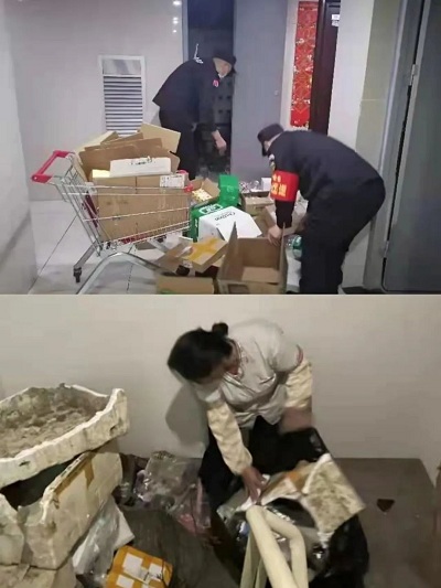 堆放在各个角落的垃圾严重影响环境以及美观，还有滋生细菌病毒的危险